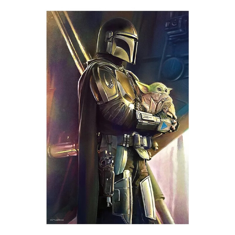 Puzzle Star Wars Mandalorian 3D 150 Piezas Puzzle Star Wars Mandalorian 3D 150 Piezas