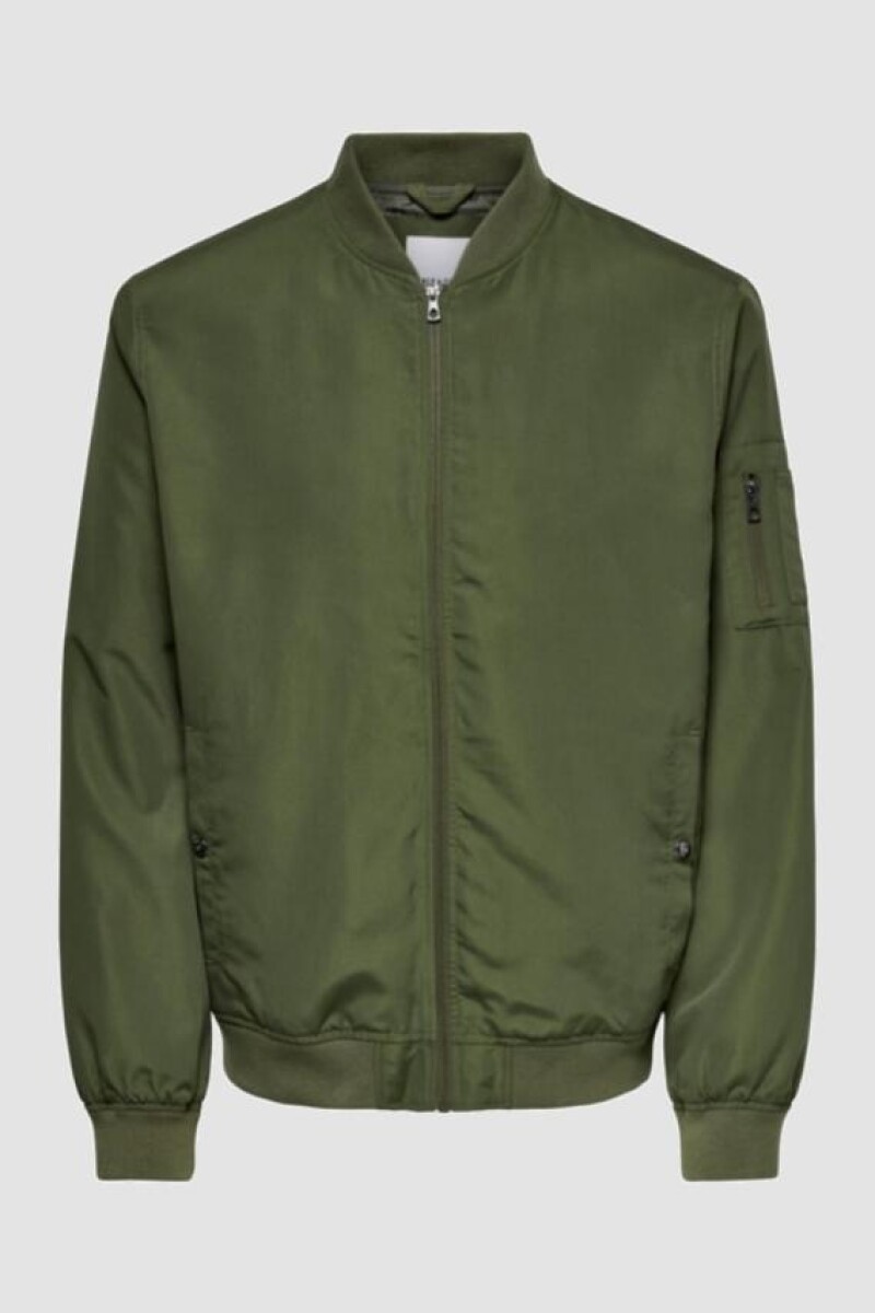 Chaqueta Impermeable. Olive Night