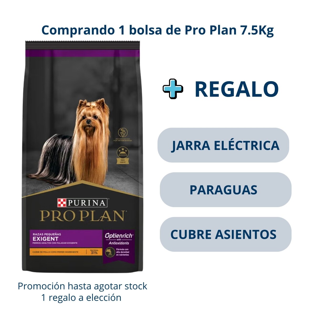 Pro Plan Exigente Perro Pequeño 7.5kg 