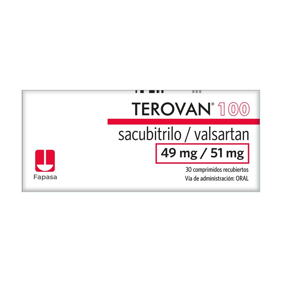 TEROVAN 100 MG. CJ X 30 COMP. REC. 