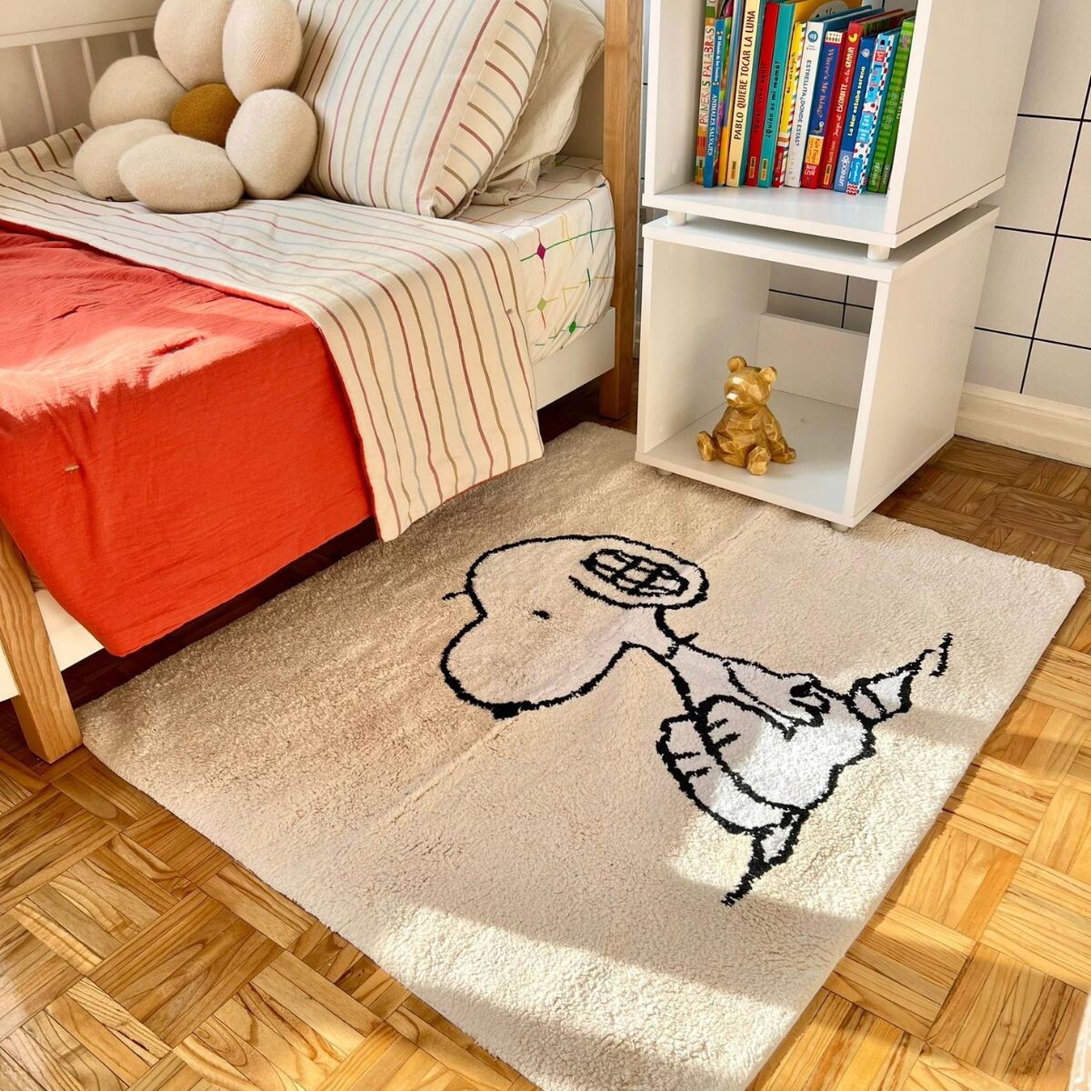 Alfombra Rectangular Snoopy 100 X 80 