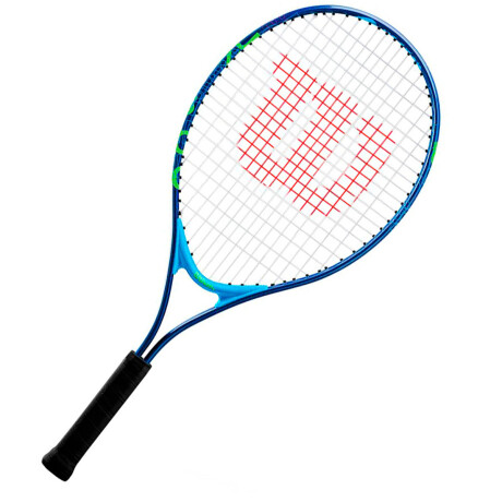 Raqueta Wilson Us Open 25 P/ Niño Profesional Tennis Blanco/Azul/Negro