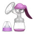 Extractor De Leche Manual Portátil Sacaleche Ordeñadora variante color VIOLETA