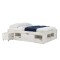 Cama Madera Maciza - 4 Cajones - Queen - Linea charme Blanco