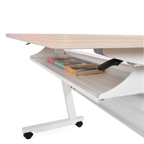 Escritorio Plegable con Ruedas Flex I Blanco 001