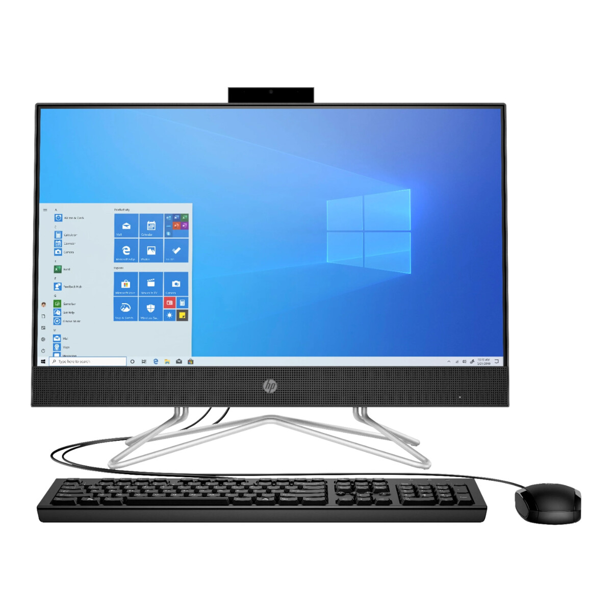 HP - Equipo All In One 24-DF0092DS - 23,8'' Táctil Ips Anti-reflejo. Intel Pentium Silver J5040. Int 