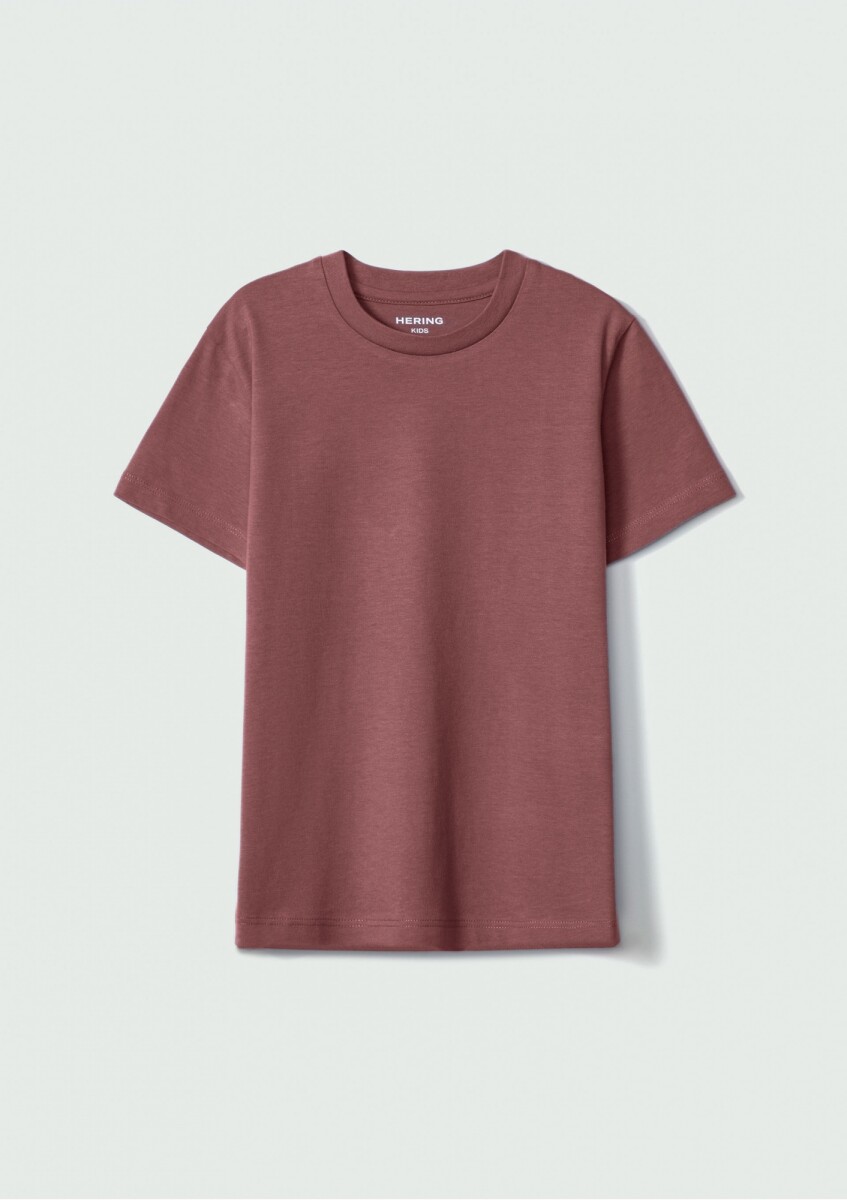 CAMISETA BÁSICA UNISSEX INFANTIL - ROSA 