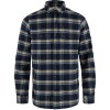Camisa Fjallraven Ovik Heavy Flannel Shirt M Hombre Dark Navy-buckwheat Brown