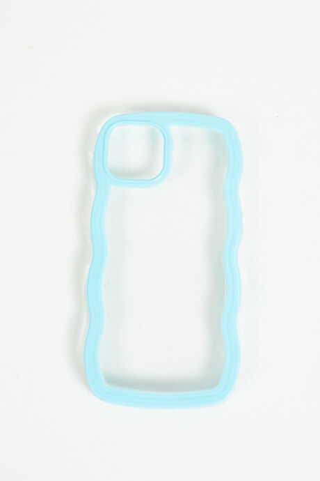 Phone Case Ip14, Ondas Azul