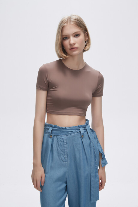 Remera Hazakura Taupe / Mink / Vison