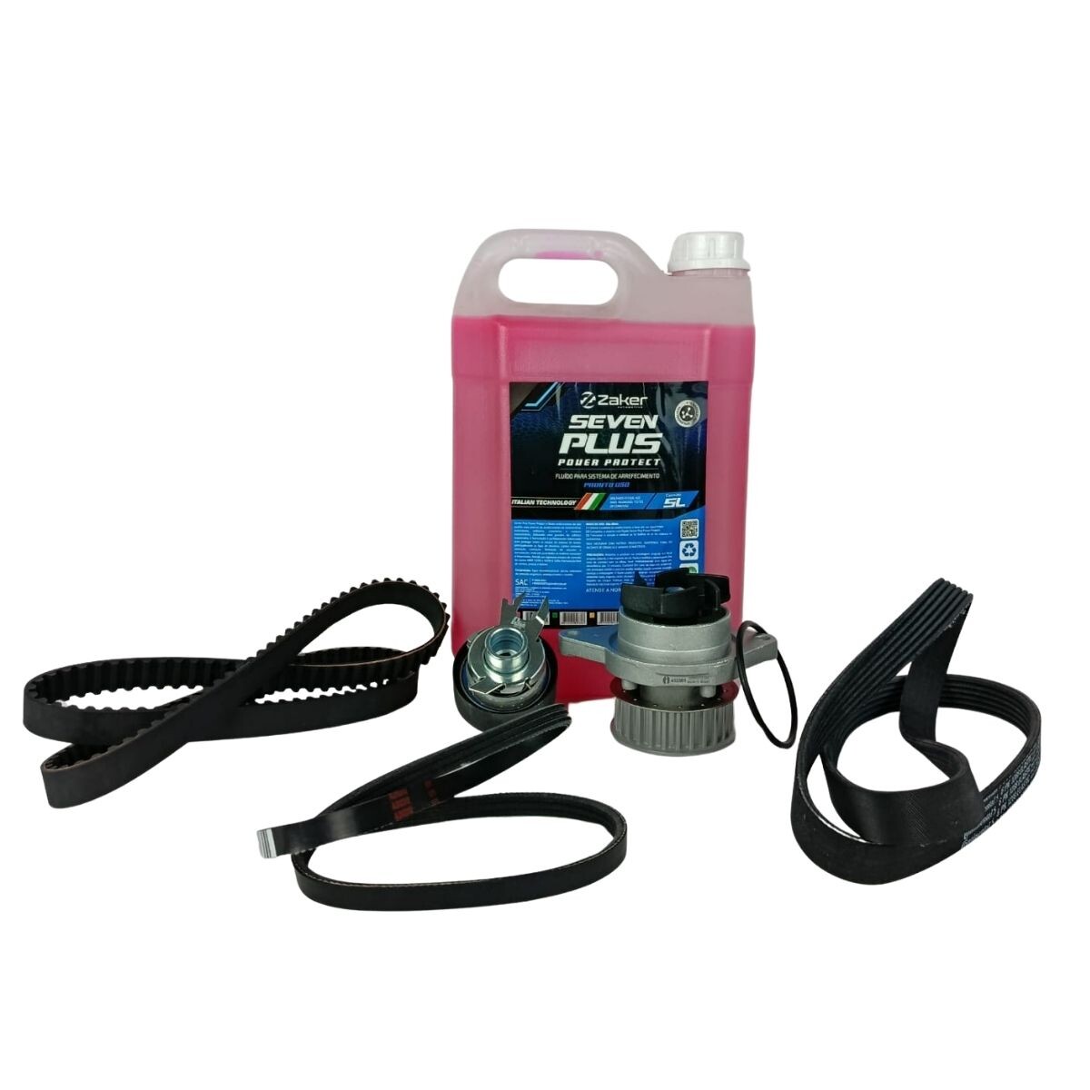 KIT DISTRIBUCION GOL G5/ FOX/SURAN BOMBA + TENSOR + CORREAS X3 + AGUA 