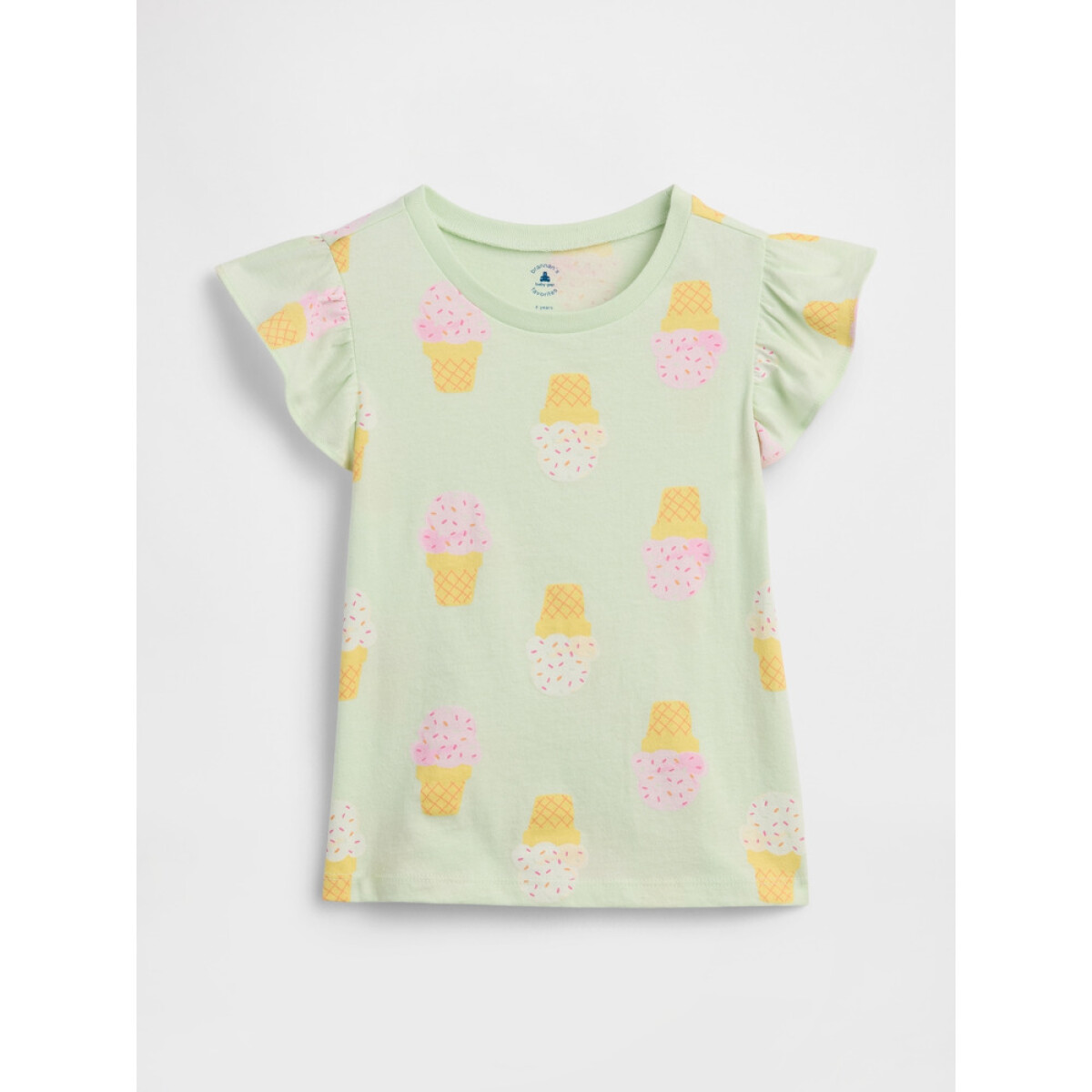 V-BF PRINT SS TEE SP26 - POD GREEN 