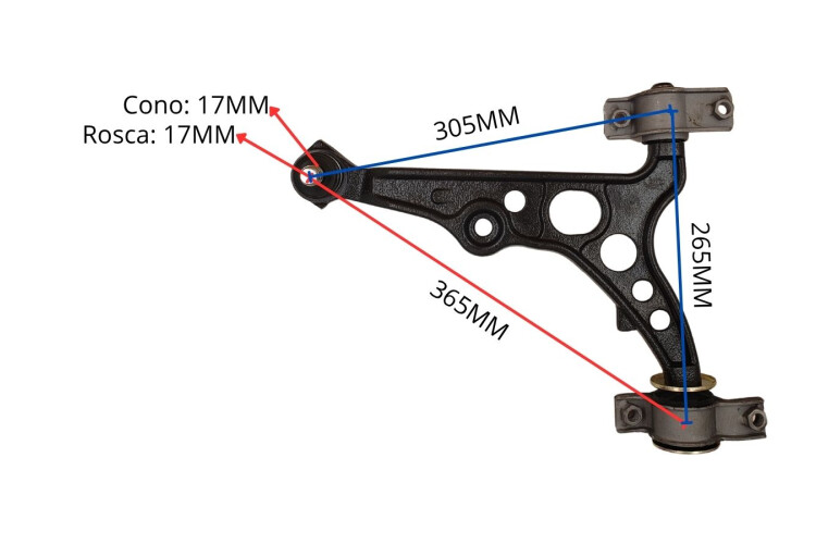 Parilla De Suspension Delantera Fiat Brava 96-01 Izq Parilla De Suspension Delantera Fiat Brava 96-01 Izq