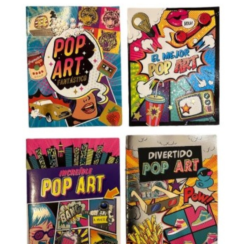 Libro para colorear pop art Libro Para Colorear Pop Art