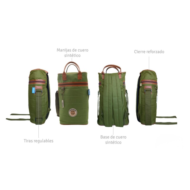 AM01 Matera Tipo Mochila 38cm Hudson - Verde