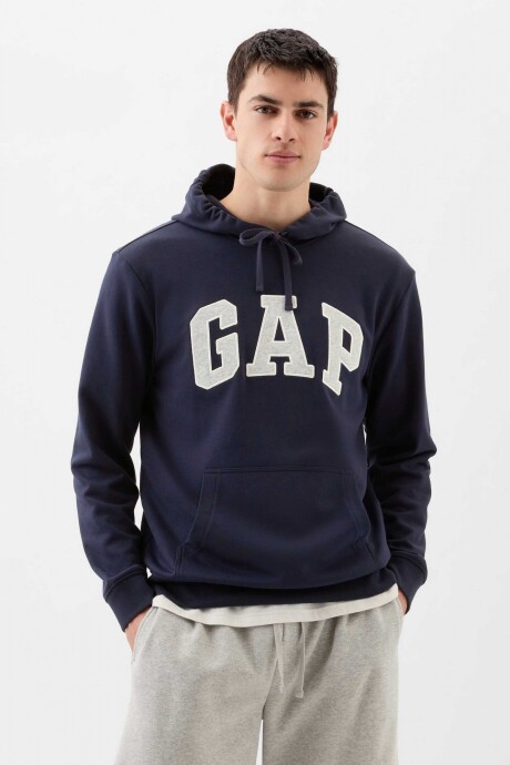 Canguro Logo Gap Sin Felpa Hombre Tapestry Navy