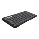 Teclado inalámbrico Bluetooth Logitech K380S Keys 2 Negro Teclado inalámbrico Bluetooth Logitech K380S Keys 2 Negro