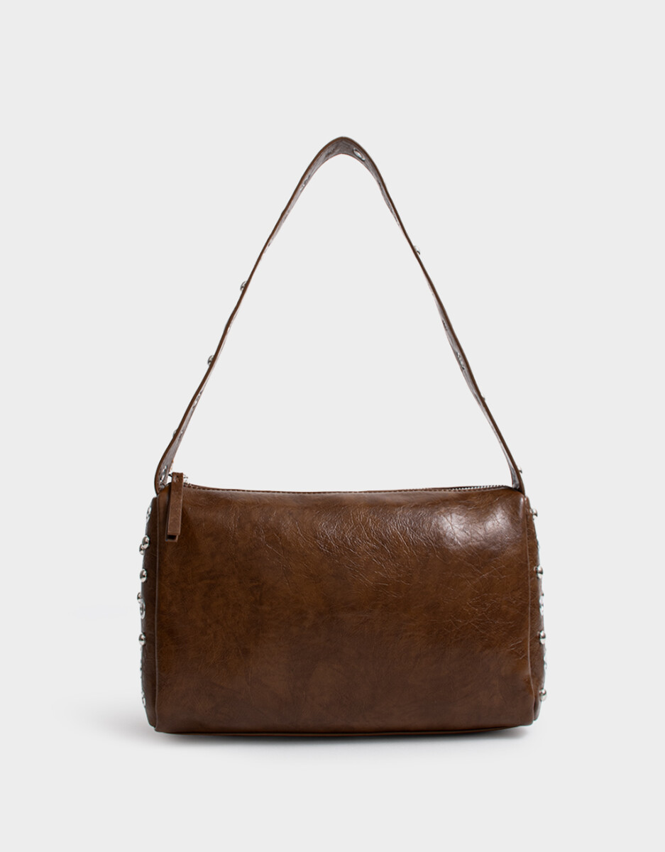 Bandolera Tachas Chocolate 