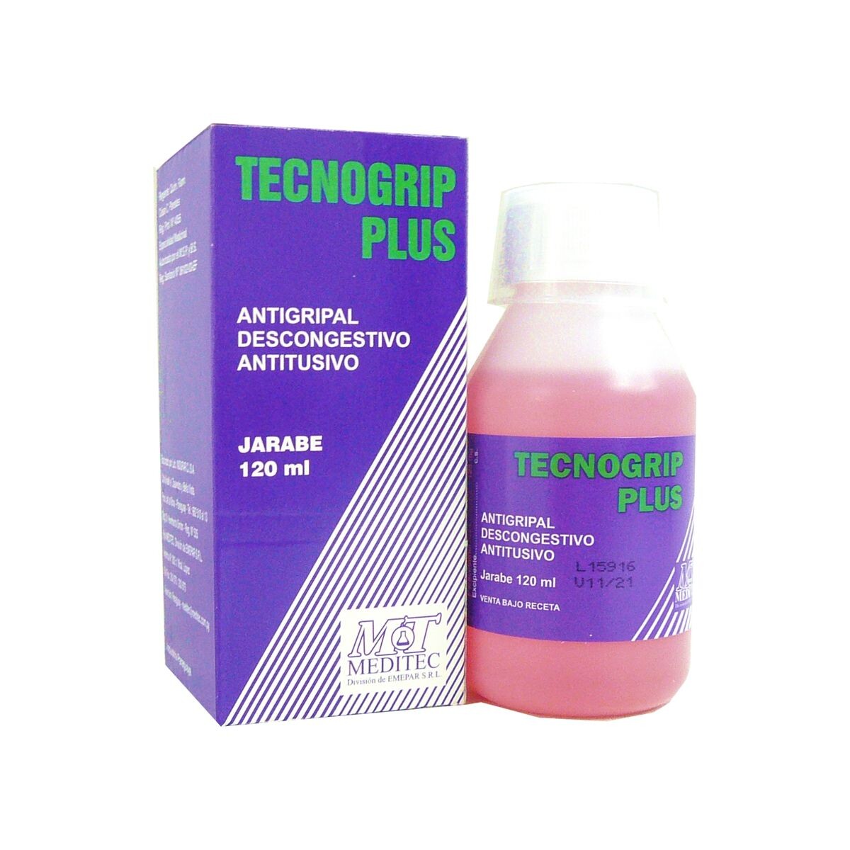 TECNOGRIP PLUS N.F. JBE FR. X 120 ML. 