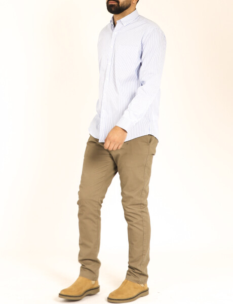 Camisa Harrington Urban Azul/blanco