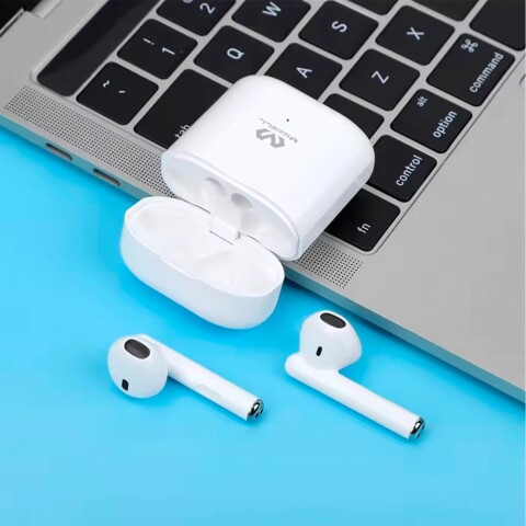 Auriculares MICCELL Inalámbrico BH10 Blanco Auriculares MICCELL Inalámbrico BH10 Blanco