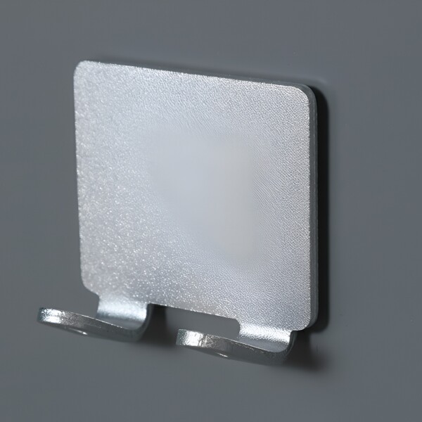 Soporte Gancho Acero Maquina de Afeitar Accesorios Baño Color Plateado