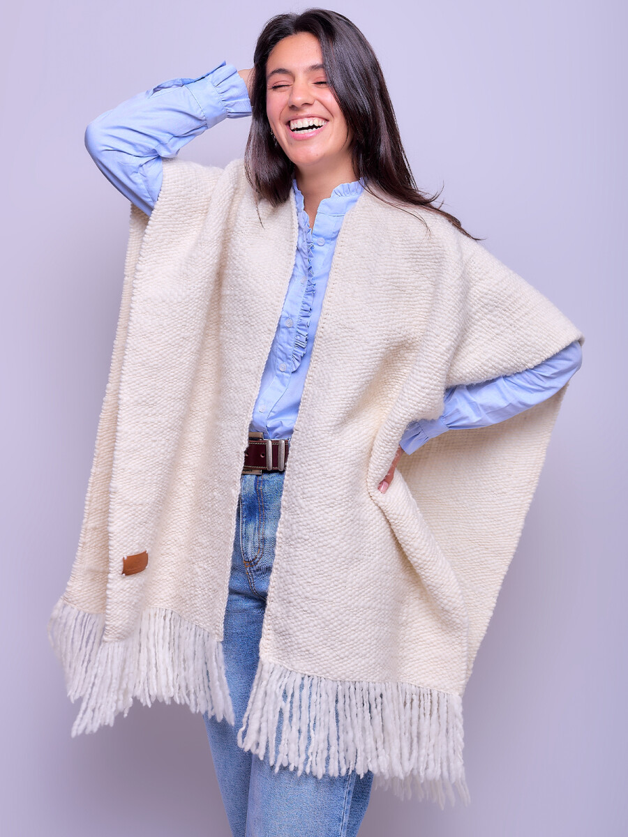 Ruana Merino en Telar 