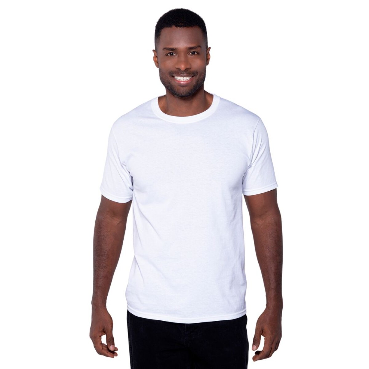 Camiseta a la base peso completo - Talle XXXL - Blanco 