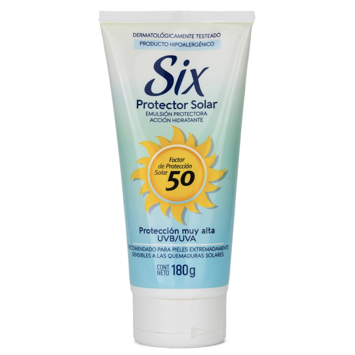 Protector solar loción Six FPS 50 180gr 