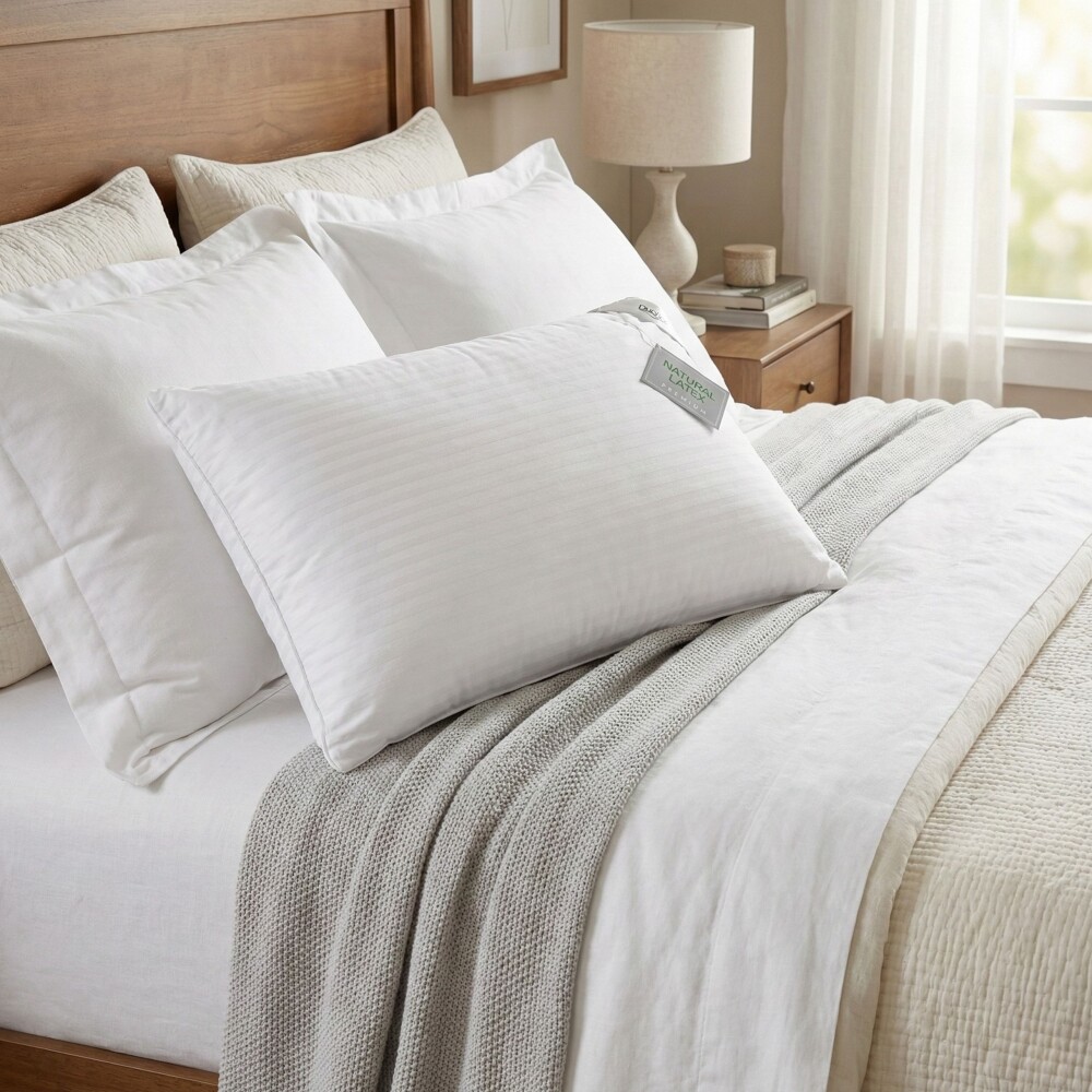 Almohada Natural Alto Premium Duoflex - Latex Blanco Almohada Natural Alto Premium Duoflex - Latex Blanco