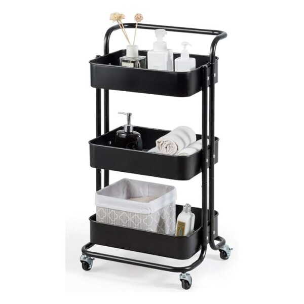 CARRITO ORGANIZADOR MULTIUSO CON RUEDAS - 3 NIVELES CARRITO ORGANIZADOR MULTIUSO CON RUEDAS - 3 NIVELES