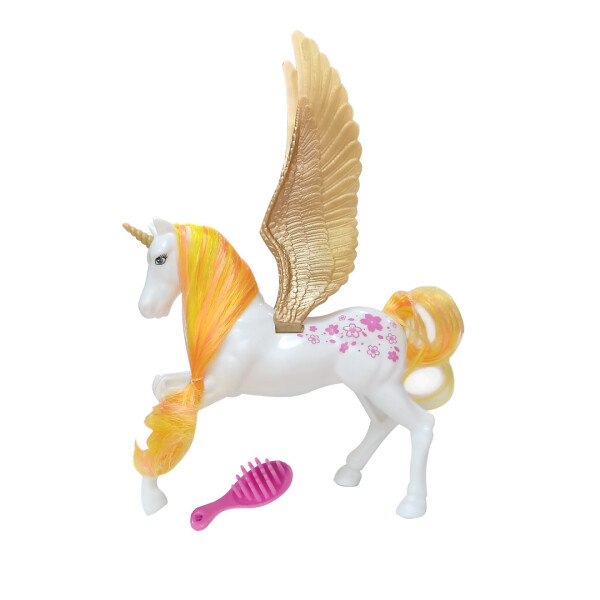 Juguete figura unicornio blanco