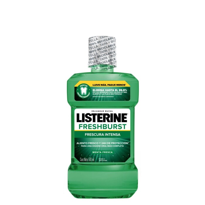LISTERINE CUIDADO FRESHBURST 500 ML. única