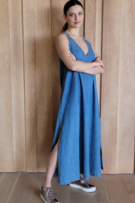 Vestido Laguna Denim Azul