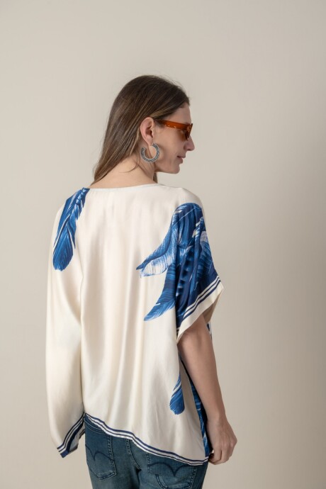 BLUSA PALMA Azul