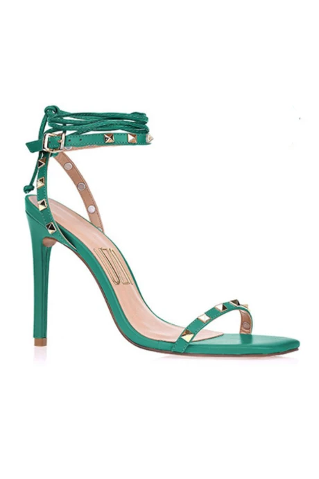Sandalia Tacón alto New Jade Verde