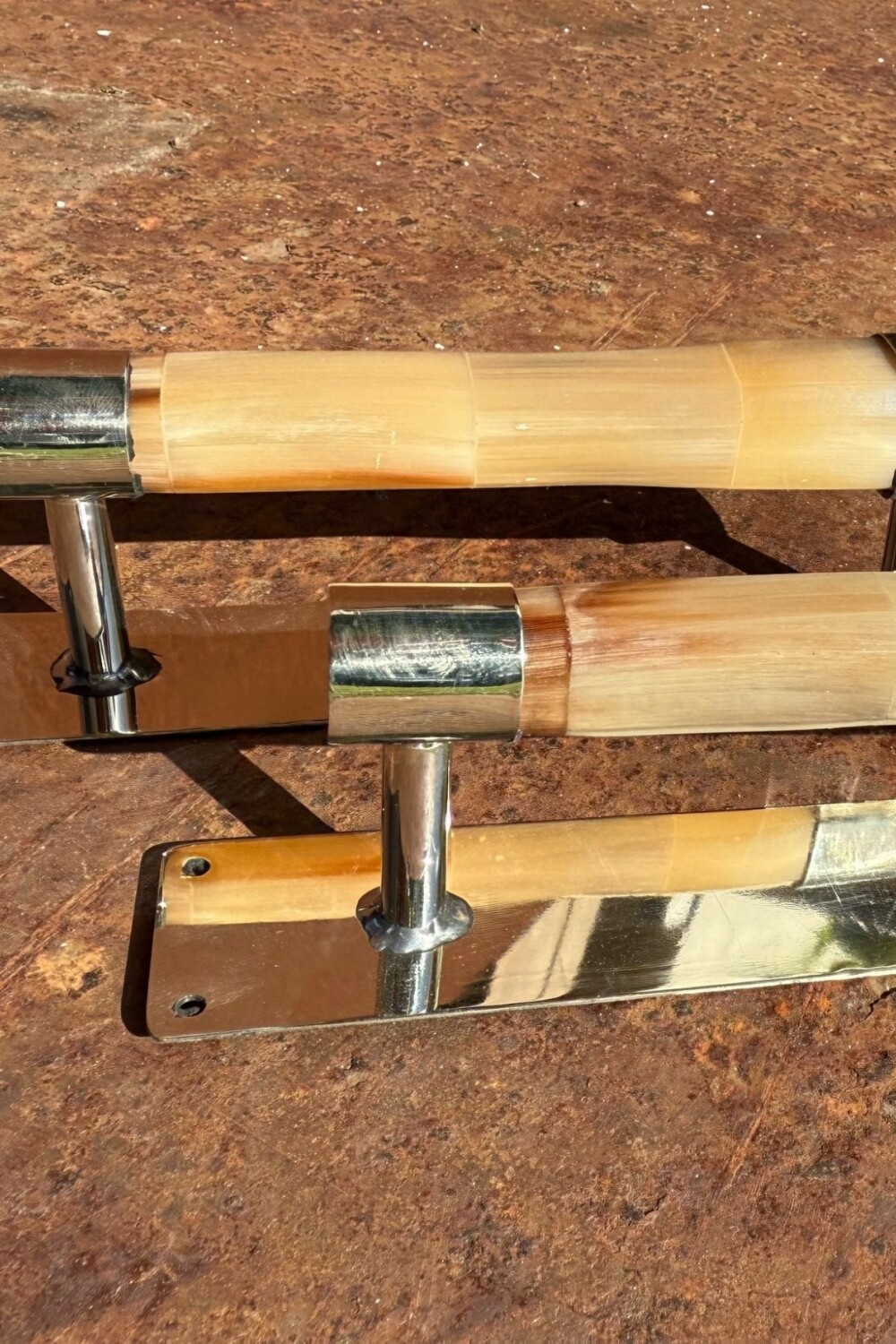 Multi Horn Handle Beige