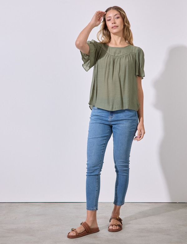 Blusa Puntilla VERDE