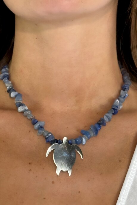 COLLAR TURTINA Azul