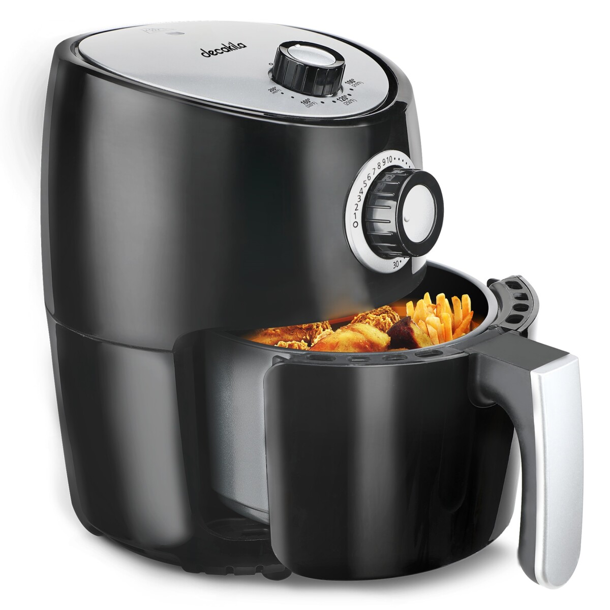 FREIDORA AIRE SIN ACEITE 2.2 LT 1000W DECAKILA 