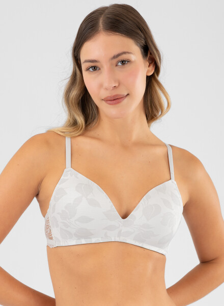 Soutien triangulo prefromado verbena Blanco