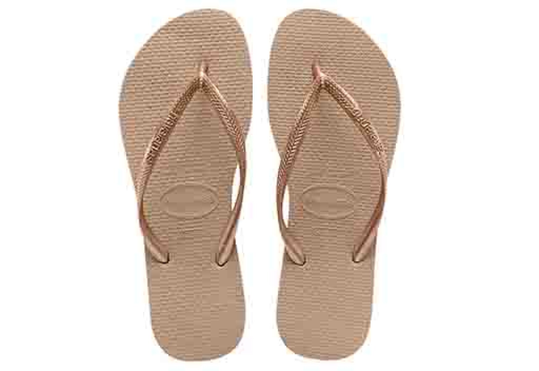 Sandalias de Mujer Havaianas Havaiana SLIM - Beige Arena - Dorado 
