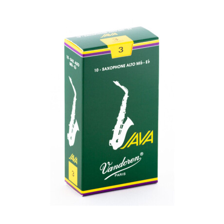 Caña Saxo Alto Vandoren Sr263 Java Nº 3 P/ Unidad Caña Saxo Alto Vandoren Sr263 Java Nº 3 P/ Unidad
