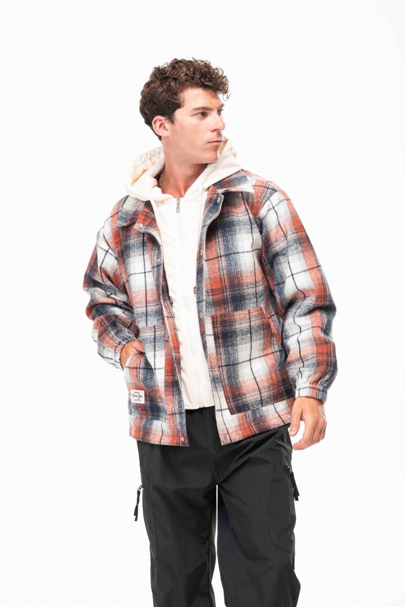 Campera Sobre Camisa Rojo