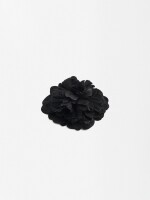 Pasador De Pelo Com Flor negro