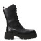 Botas de Mujer Miss Carol YUN acordonada de cuero Negro
