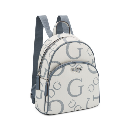 Mochila Guess Holeman Mediana Blanco 0