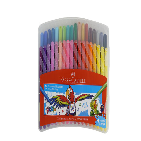 MARCADORES FINOS FABER ESTUCHE X36 MARCADORES FINOS FABER ESTUCHE X36