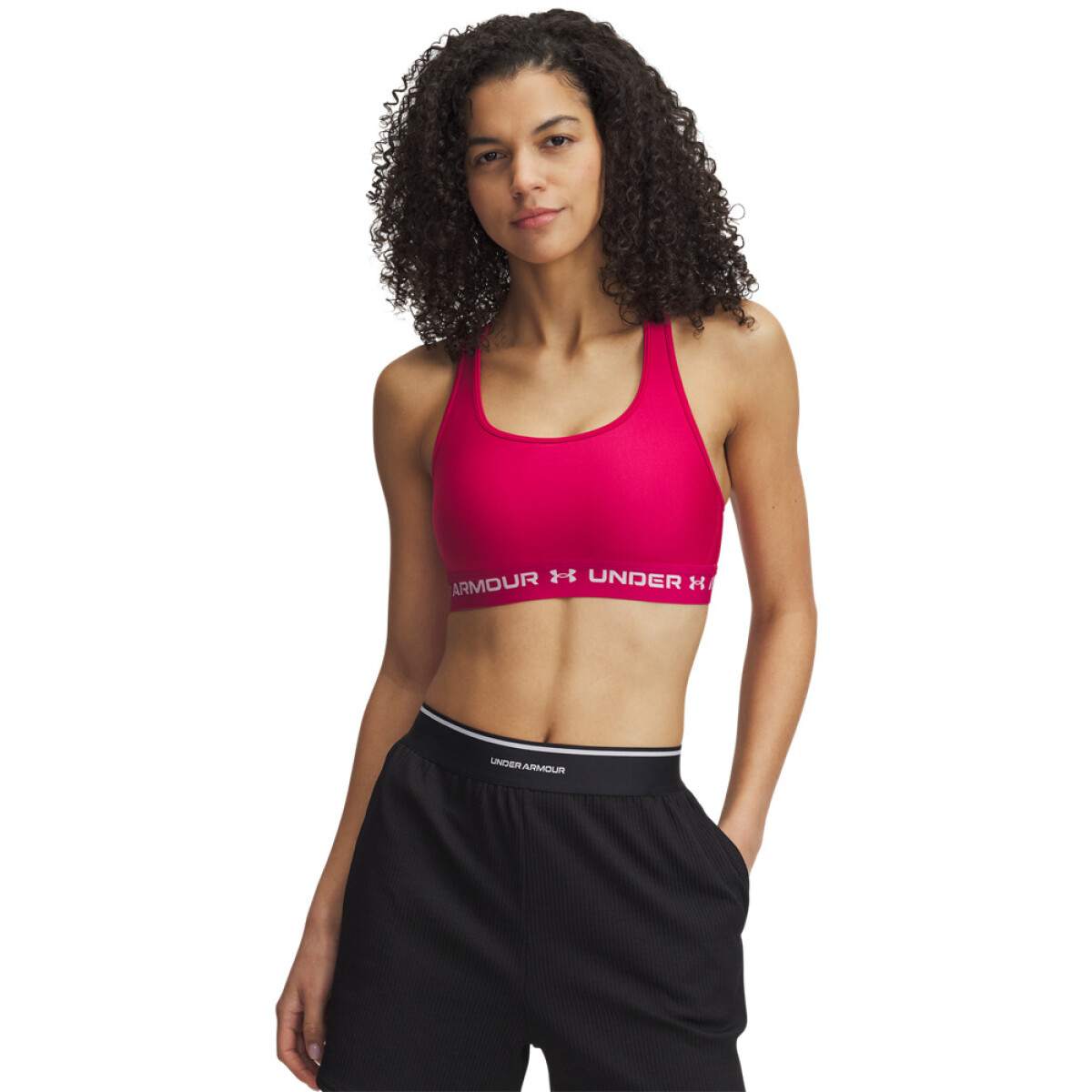 UA Crossback Mid Bra-RED - PPL-681 