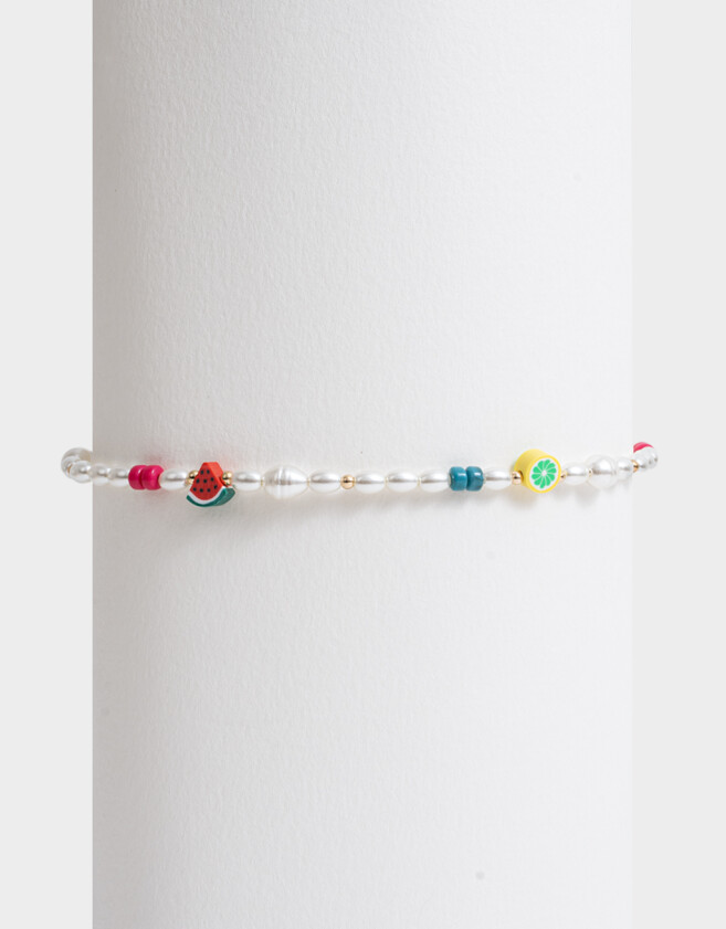 Collares Infantiles Con perlas Dorado